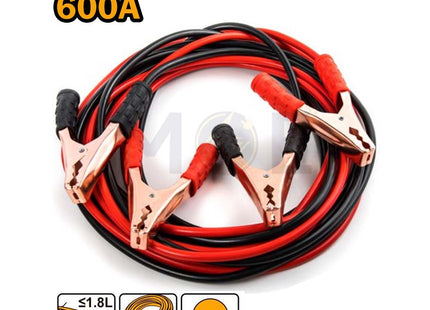 Booster/Jumper Cables With Carrying Bag 600A 8mm 2.5mt