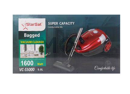  Starsat Bagged Vacuum Cleaner 1600W  VC-S5000 - هوفر كيس قماش (