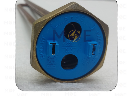 Reco Electric Water Straight Heating Element on Brass Screw / Resistance 800W | رزستانس قازان بدون اوتوماتيك