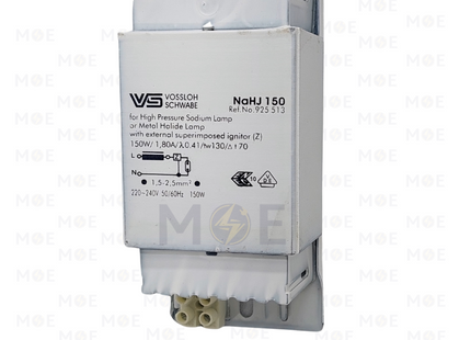 Vossloh Schwabe Safety Transformer/Ballast for Metal Halide Lamps 220V 150W | NaHJ 150 | ترانس متل هالايد حديد