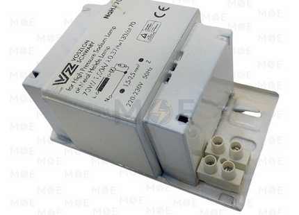 Vossloh Schwabe Safety Transformer/Ballast for Metal Halide Lamps 220V 70W | NaHJ 70 | ترانس متل هالايد حديد