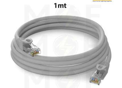 INVAX CAT5E UTP Patch Cord Gray 1mt | وصلة باتش كورد رمادي
