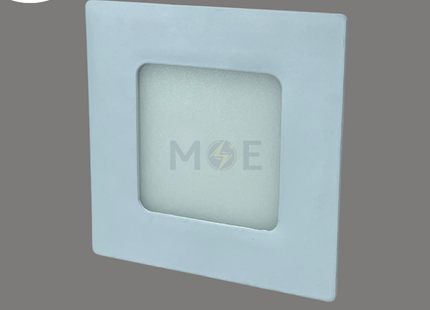 Blue Point LED Downlight/ Panel Light White Ceiling Flush Mounted Square Warmwhite 3000K 7.5cm 4W | سبوت ليد مربع مخفي ابيض ورم وايت