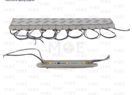 IP65 SMD LED Module Warmwhite 2835 1.5W 12V DC (6.4x0.9 cm) | ليد ارمات ورم وايت مطري
