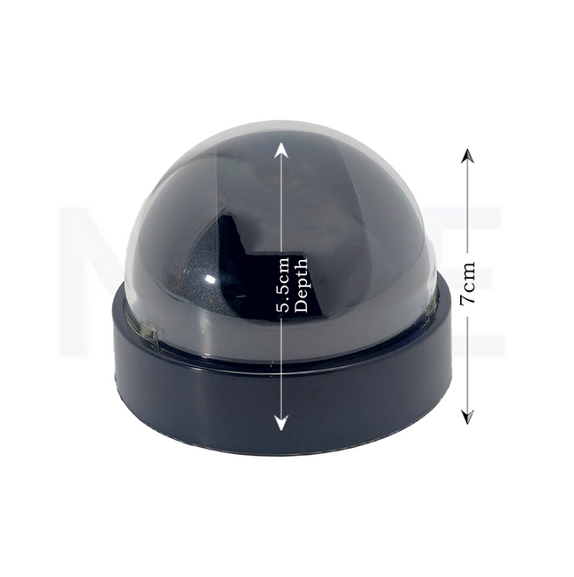 Replacement protective plastic CCTV Security Camera dome cover كاميرا وهمية بلاستيك اسود