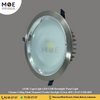 CuperLight LED COB Downlight/ Panel Light Chrome Ceiling Flush Mounted Circular Daylight 22.5cm 40W | DAF-COB-40W