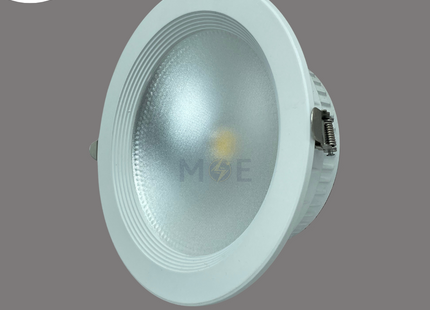 CuperLight LED COB Downlight/ Panel Light White Ceiling Flush Mounted Circular Warmwhite 22.5cm 30W | DAF-COB-30W | سبوت ليد مدور مخفي ابيض ورم وايت