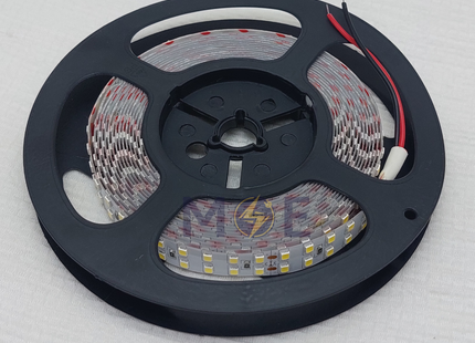 IP20 Double LED Strip Light Double Daylight 24V 2835 240Led 48W/mt R5mt | 385598 | بكرة ستريب ليد دوبل دايلايت