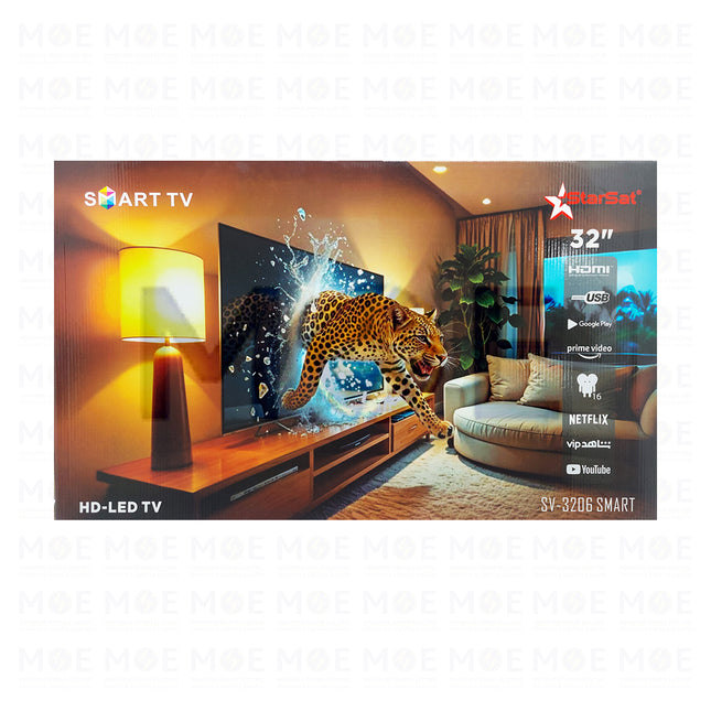 13158 - StarSat LED Smart TV HD 32inch  SV-3206  - تلفزيون ليد سمارت (1)