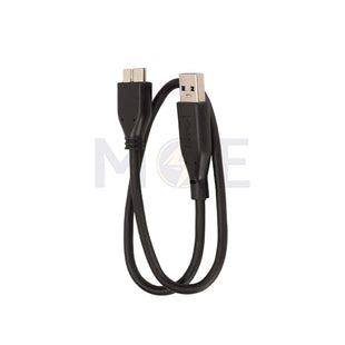 Phone Charger Cable Black USB A to USB Micro B 3.0 0.5mt