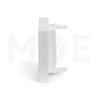 European Netconnect (e-net) Keystone Face Plate 1-port shutter with transparent label field for Cable Trunk | Cover for Cat6 RJ45 Network Keystone Jack | 2module