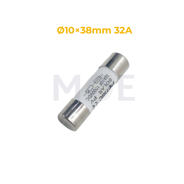 Potric Ceramic Tube Fuse Ø10×38mm 32A 1000V DC gPV  gPV-32 فيوز بورسلين