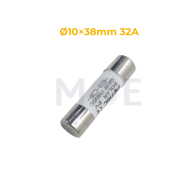 Potric Ceramic Tube Fuse Ø10×38mm 32A 1000V DC gPV  gPV-32 فيوز بورسلين