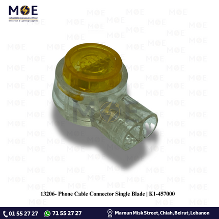 Phone Cable Connector Single Blade | K1-457000