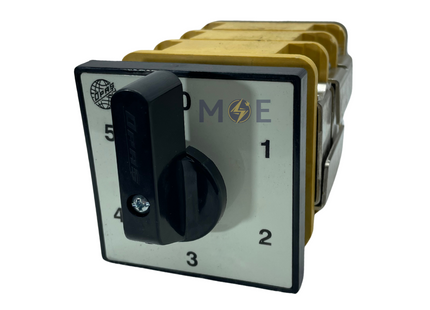Opas Step-Switch with 0 side position 1-5 1P 160A 85x85mm | YPT115160 | مفتاح سلفرتور