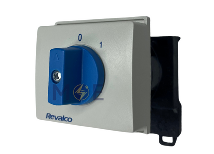 Revalco Din Rail On-Off Switch 0-1 3P 12A 3mod. | 1RIN1203D | مفتاح سلفرتور على سكة
