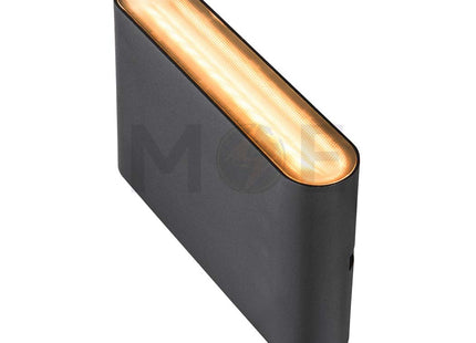 Goldenlight IP65 COB LED Outdoor UP & Down Wall Light Dark gray Warmwhite 17x9cm 12W | JLW1710S-12W