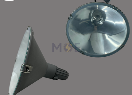 Pigozzo High Bay Pendant Light E27 25cm | تنزيلة هاي باي رمادي شكل مايكروفون