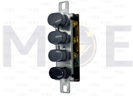 Accessories for Fan 3 speed 4 Key Piano Switch for Stand Fan Gray & Black | اكسسوار مروحةمفتاح بيانوكبساتسرعات للمروحة العامود اسود و رمادي