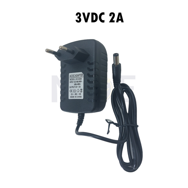 Power Adapter With Wide Output Connector AC/DC 3V 2A | HX-0320