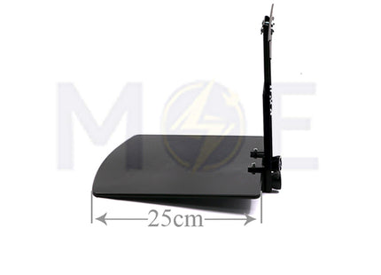 DVD stand Wall Mount Fixed Single Glass Shelf Max Load 5Kg 360x250mm  EKT102 - حامل دي في دي حائطي مع رف زجاجي 