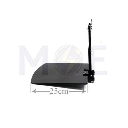 DVD stand Wall Mount Fixed Single Glass Shelf Max Load 5Kg 360x250mm  EKT102 - حامل دي في دي حائطي مع رف زجاجي 