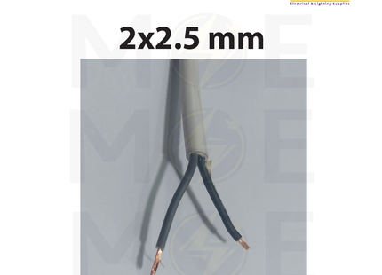 Liban Cables Multicore Cable Flexible | NYMHY 2x2.5mm | كابل مبروم شعري ابيض