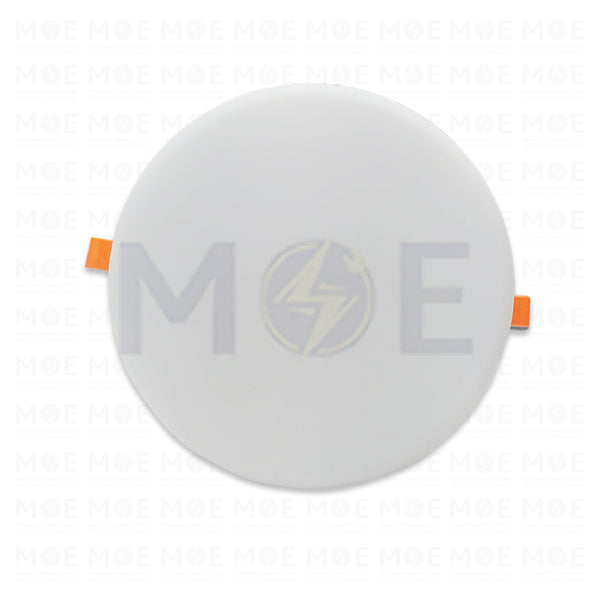 OB LED Downlight/ Panel Light White Ceiling Flush Mounted FrameLess Adjustable Circular  Daylight, Warmwhite, Coolwhite 22cm 40W | سبوت ليد مدور مخفي بدون كادر متحرك ابيض دايلايت، ورم وايت، كول وايت