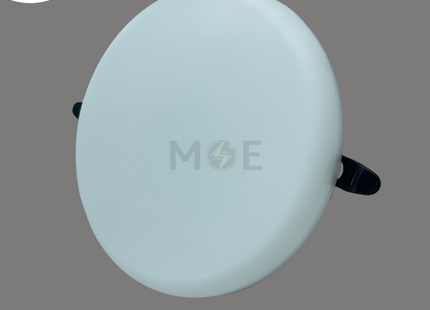 Greenlite IP40 LED Downlight/ Panel Light White Ceiling Flush Mounted FrameLess Circular Coolwhite 4000K 20.5cm 45W | GR-REC45 | سبوت ليد مدور مخفي بدون كادر متحرك ابيض كول ايت