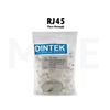 Dintek Pass-Through Network Plug Crimp Connector Unshielded Transparent CAT6 RJ45 8P8C | 1501-88060