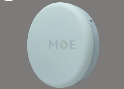 Greenlite IP40 LED Downlight/ Panel Light White Ceiling Surface Mounted FrameLess Circular Warmwhite 3000K 22.5cm 50W | GR-SUR50 | سبوت ليد مدور ظاهر بدون كادر ابيض ورم وايت