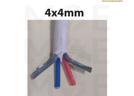 Liban Cables Multicore Cable Flexible | NYMHY 4x4mm | كابل مبروم شعري ابيض