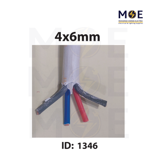 Liban Cables Multicore Cable Flexible | NYMHY 4x6mm | كابل مبروم شعري ابيض