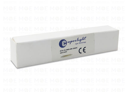Cuperlight SMD LED Floodlight Lamp Double Ended WarmWhite R7S 78x20mm 6W | R7S | لمبة برجكتور ليد ورم وايت