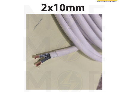 Liban Cables Multicore Cable Flexible | NYMHY 2x10mm | كابل مبروم شعري ابيض