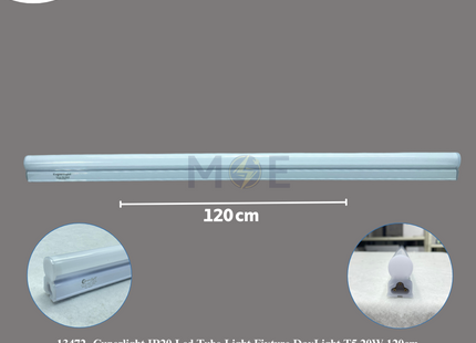 Cuperlight LED Tube Light Fixture Daylight T5 20W 120cm | CRI80 | شاسي ليد دايلايت