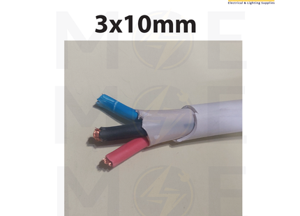 Liban Cables Multicore Cable Flexible | NYMHY 3x10mm | كابل مبروم شعري ابيض