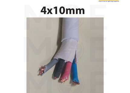 Liban Cables Multicore Cable Flexible | NYMHY 4x10mm | كابل مبروم شعري ابيض