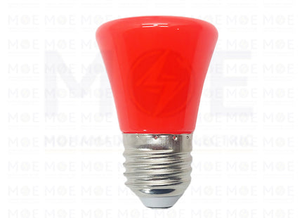 Opal LED Night Lamp Red E27 1.5W | لمبة ليد برم نواصة احمر