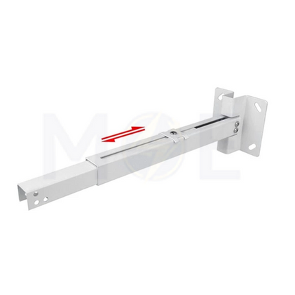 Projector Stand Ceiling  Wall Mount adjustable white Max 13Kg Length 70-130cm  -حامل بروجكتر سقفي أو جداري قابل للتعديل 