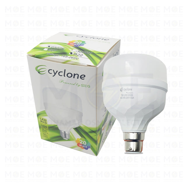 Cyclon LED Lamp Bulb Daylight B22 20W | DMAT80 | لمبة ليد كبس دايلايت