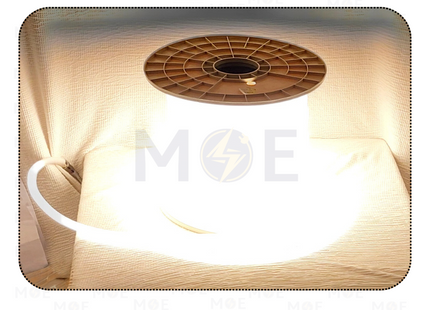 Diamond LED Waterproof Pipe Rope Light Milky WarmWhite 14mm 220V | نبريش ليد مبروم حليبي ورم وايت
