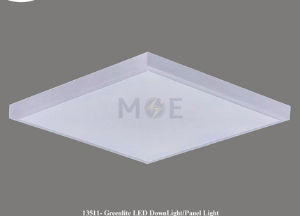 Greenlite LED Panel Light Fixture White Surface Square Spot Double Transformer Daylight, Warmwhite, Coolwhite 90W 60x60cm | شاسي ليد مربع ظاهر ابيض دوبل ترانس دايلايت، ورم وايت، كول وايت