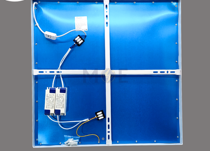 Greenlite LED Panel Light Fixture White Surface Square Spot Double Transformer Daylight, Warmwhite, Coolwhite 90W 60x60cm | شاسي ليد مربع ظاهر ابيض دوبل ترانس دايلايت، ورم وايت، كول وايت
