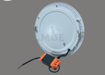 Cuperlight LED Downlight/ Panel Light White Ceiling Flush Mounted Circular Daylight 6500K 20.5cm 24W | CU-REC824 | سبوت ليد مدور مخفي ابيض دايلايت
