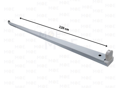 OB fluorescent Empty Tube Light Fixture 1xT8 120cm | T8101W | شاسي فلورسنت مفردة فارغة