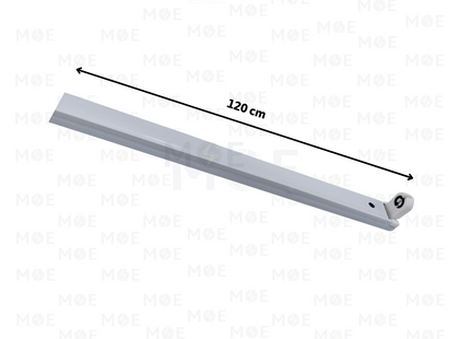 OB fluorescent Empty Tube Light Fixture 1xT8 120cm | T8101W | شاسي فلورسنت مفردة فارغة