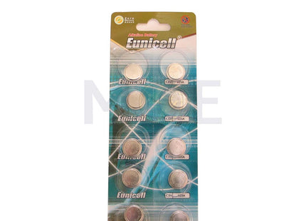 Eunicell Battery Button/Coin Cell Alkaline V625U/LR9 1.5V