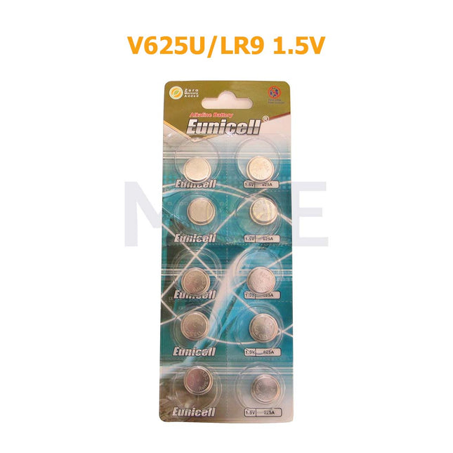 Eunicell Battery Button/Coin Cell Alkaline V625U/LR9 1.5V