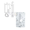 Came BPT Audio Indoor Audio Handset (Door release, room call, + 1 Aux, Volume, + 2 Led ind.) for Door Phone Systems| AGT A200 K (840CA‑0030)